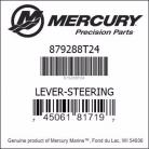 Mercruiser Axius Steering Lever 879288T24