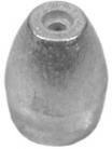 Aluminum Replacement Prop Nut Anode Shell  97-809666T